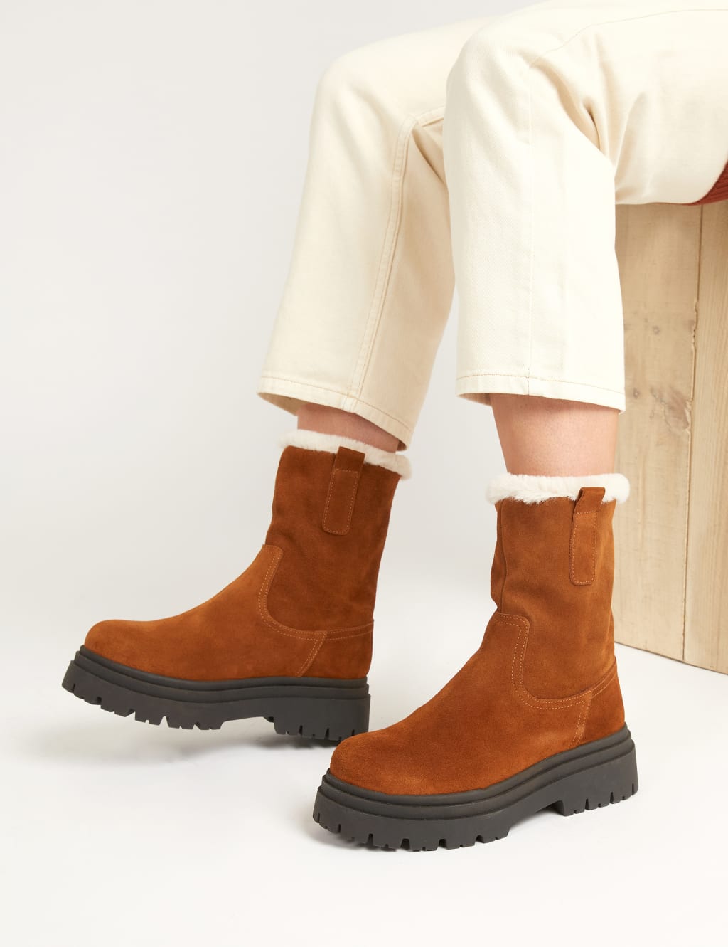 Shop Women’s MidCalf Boots M&S