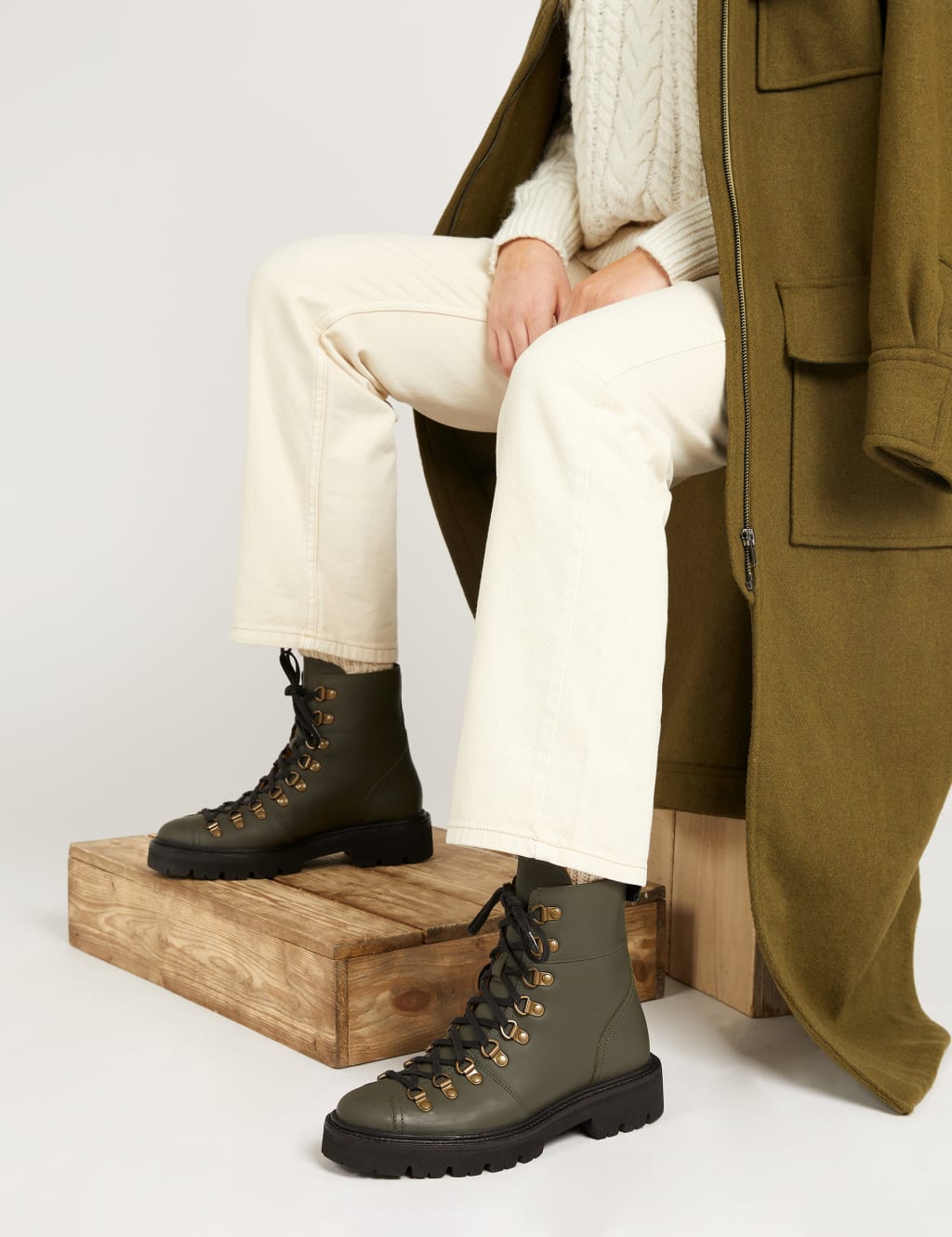 Womens green boots uk store