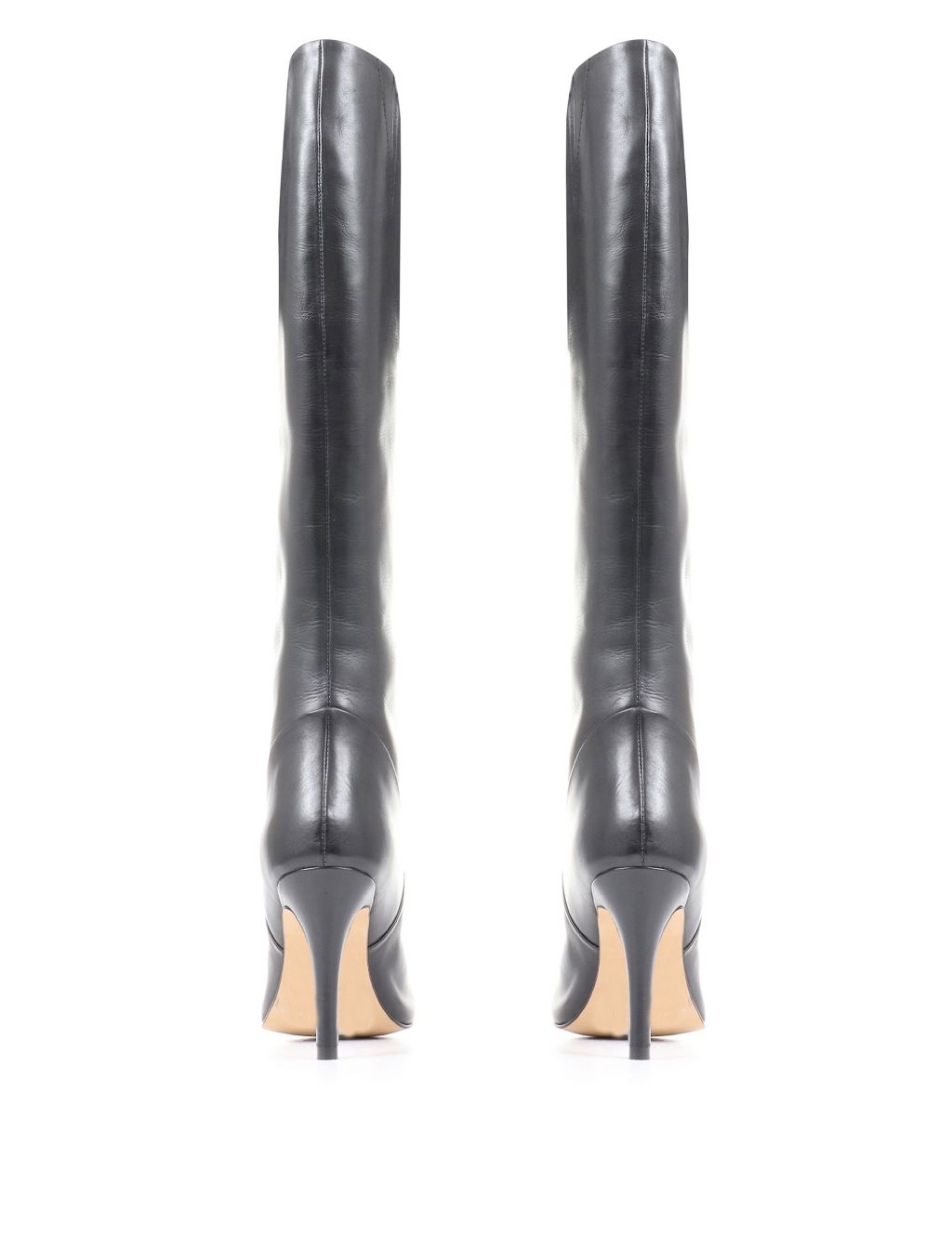 Leather Stiletto Heel Knee High Boots image 3