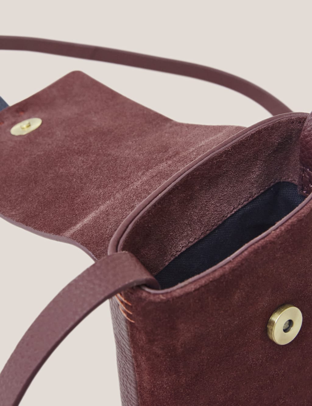 Leather Cross Body Phone Bag image 3