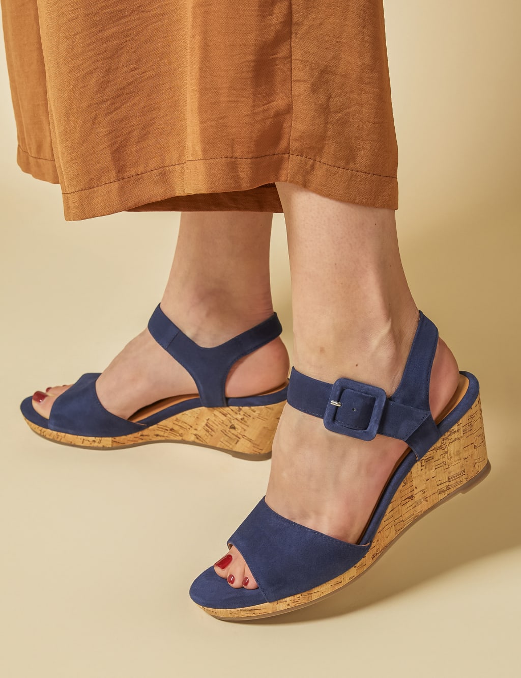 M&s 2025 blue sandals