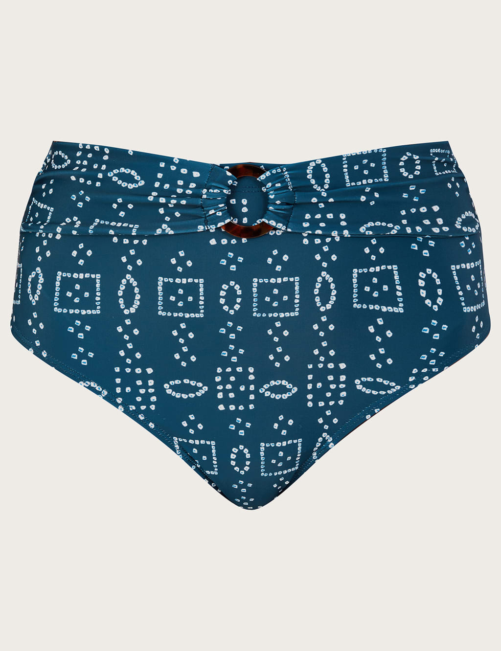 Geometric High Waisted Bikini Bottoms image 2
