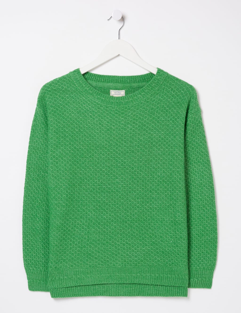 Textured Crew Neck Jumper image 2