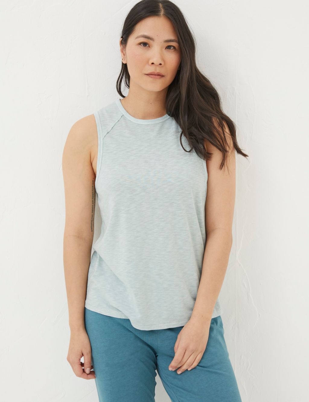 Cotton Rich Relaxed Vest image 1