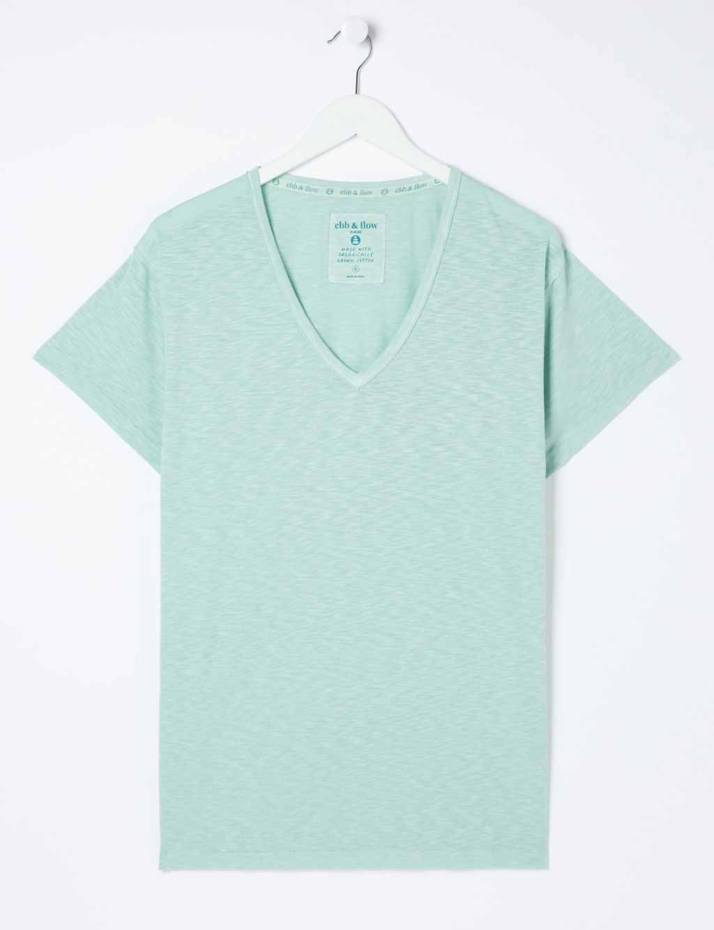 Cotton Rich V-Neck Relaxed T-Shirt image 2