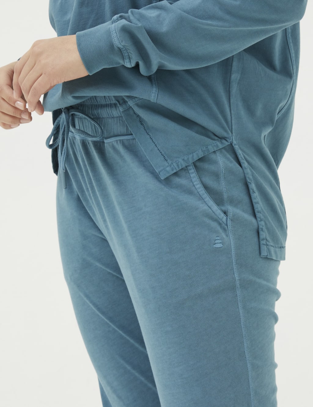 Pure Cotton Drawstring Relaxed Joggers image 6