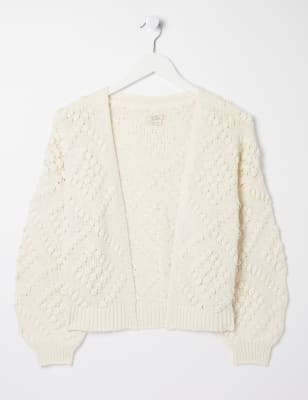 White cardigan outlet m&s