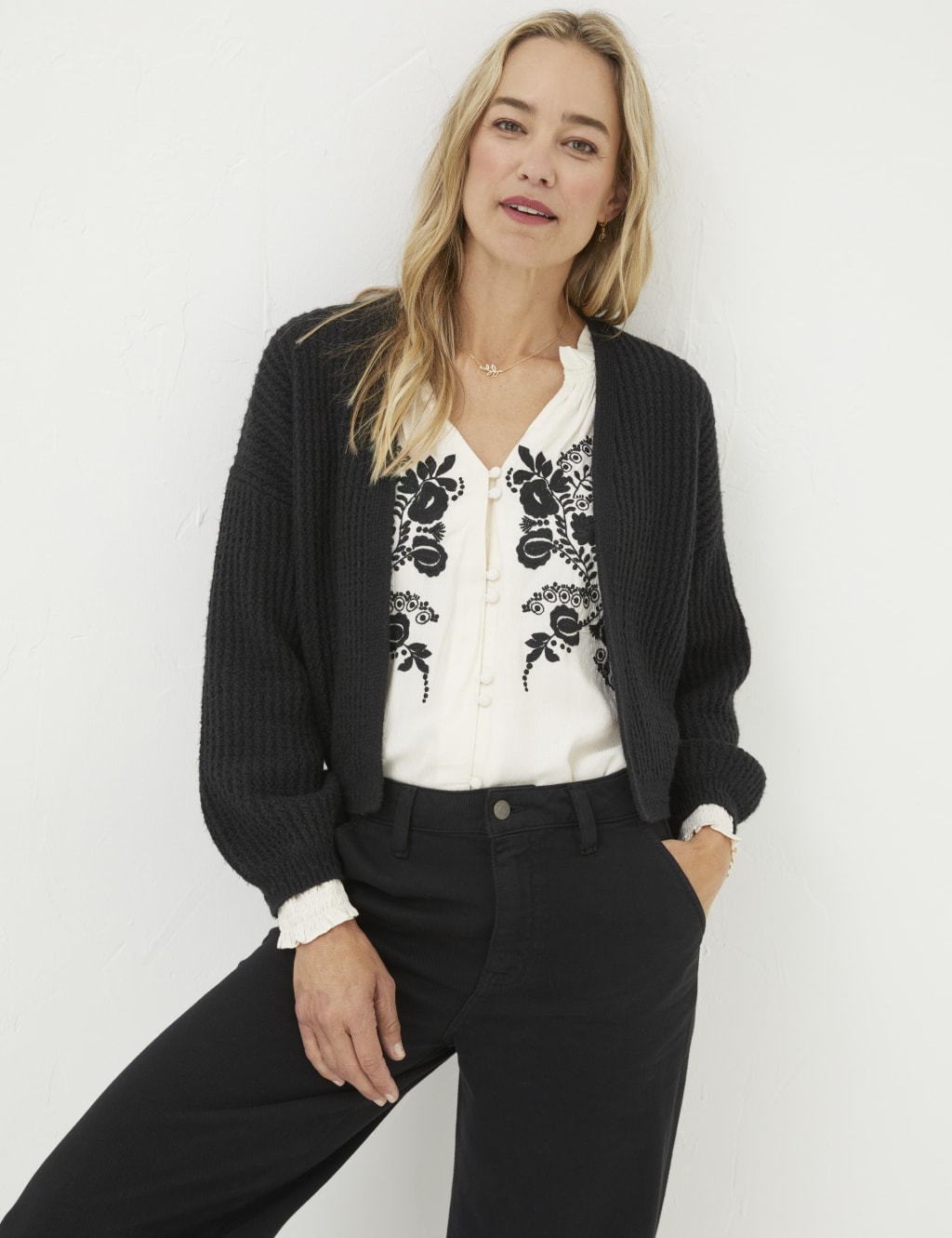 Next ladies black cardigans best sale