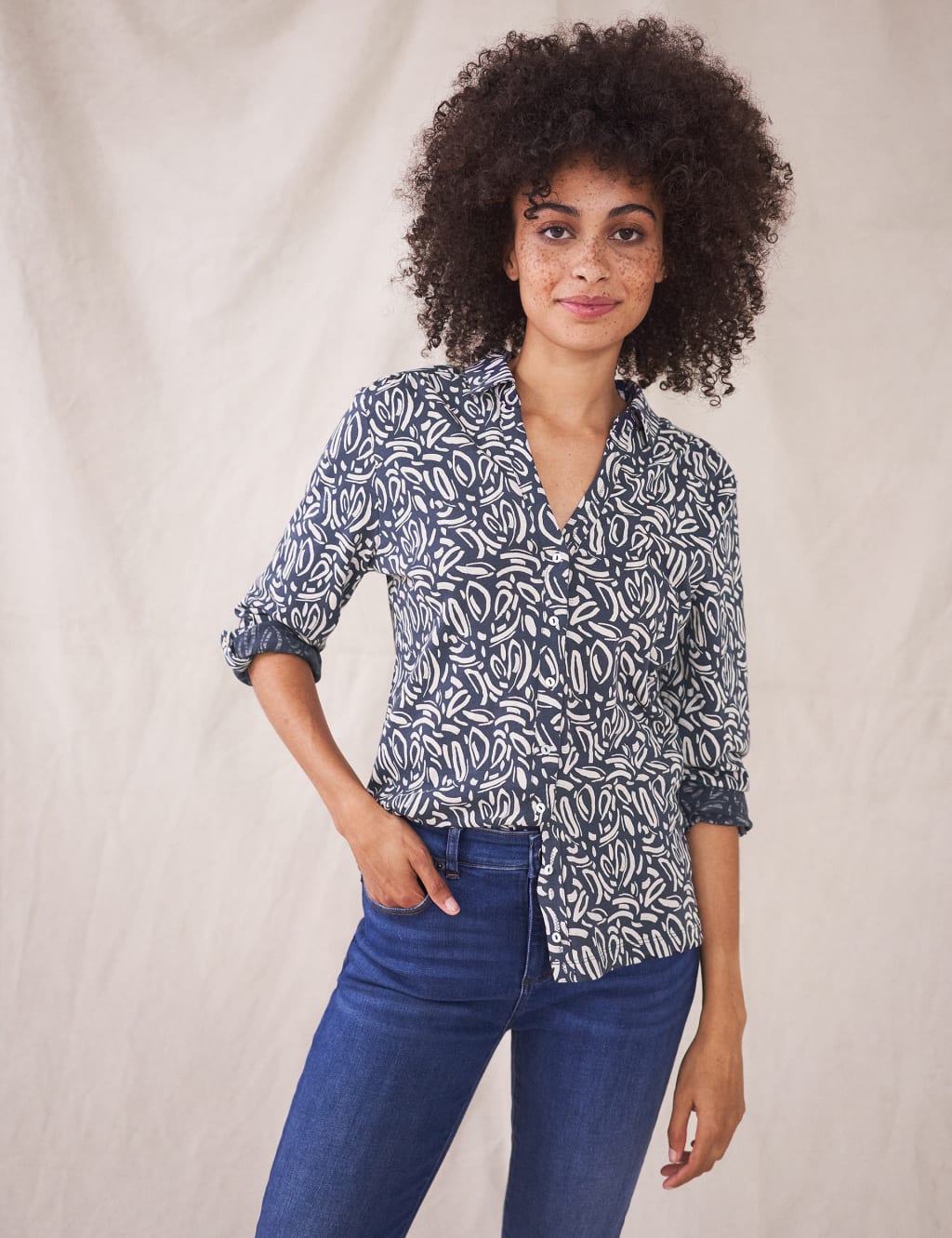Jersey Printed Long Sleeve Shirt image 1