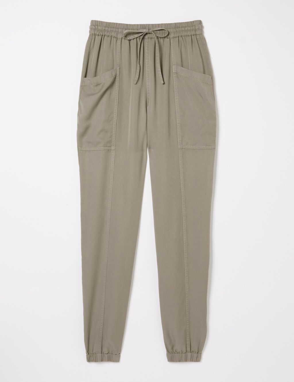 Pure Lyocell™ Drawstring Cuffed Trousers image 2