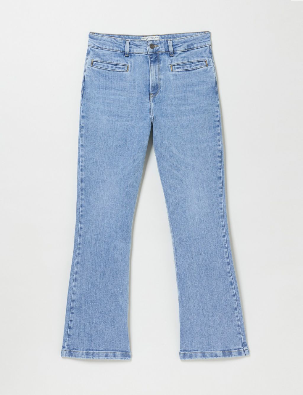 Mid-rise flared jeans - Women