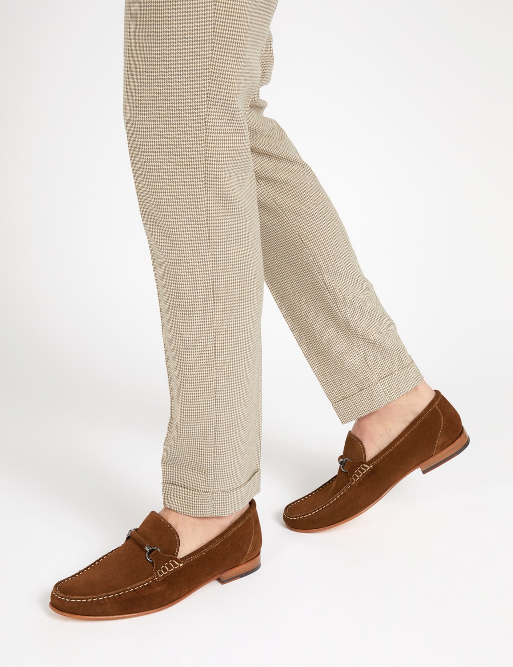 Suede Slip-On Loafers