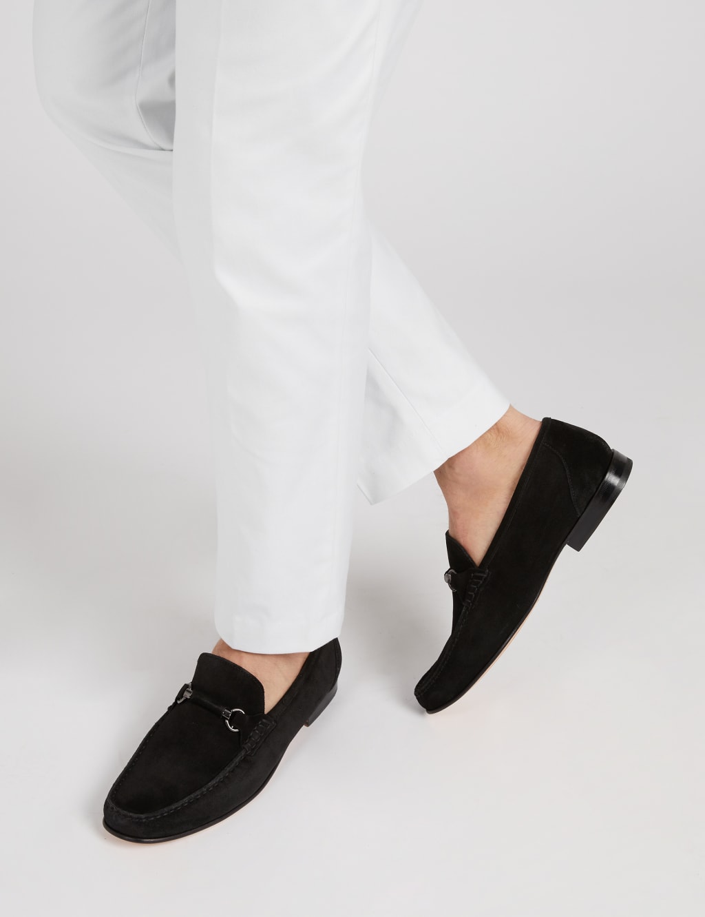 Suede Slip-On Loafers