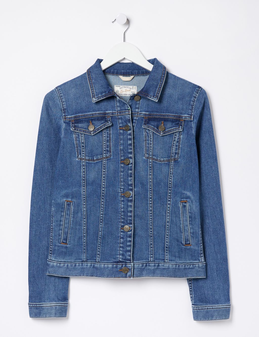 Cotton Rich Waisted Collared Jacket image 2