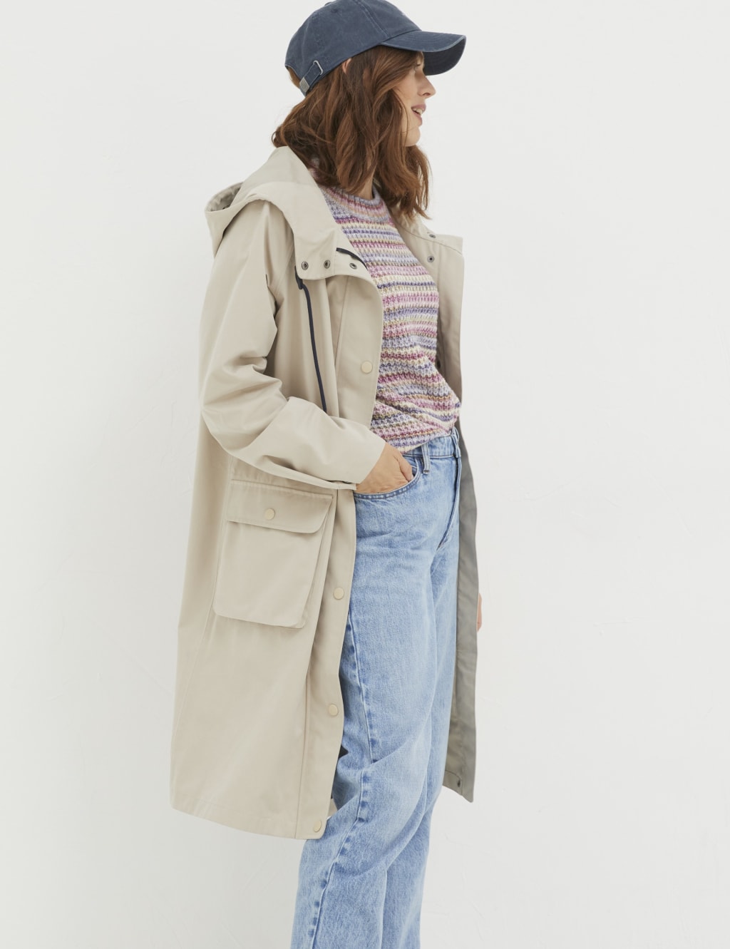 Plus size deals lightweight raincoat