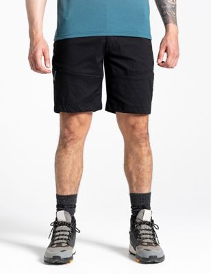 Craghoppers Men's Stretch Trekking Shorts - 30 - Black, Black