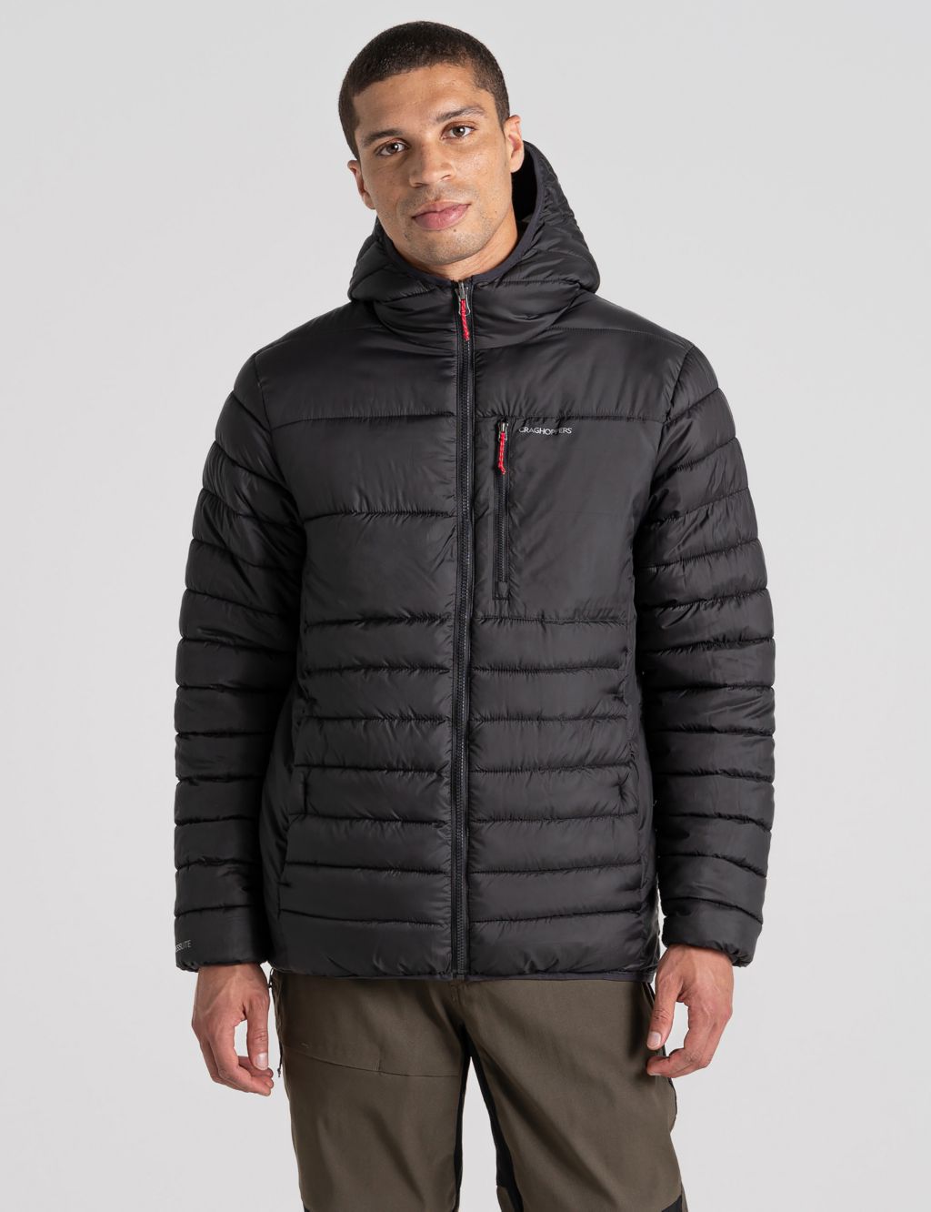 Water Repellent Hooded Puffer Jacket image 1