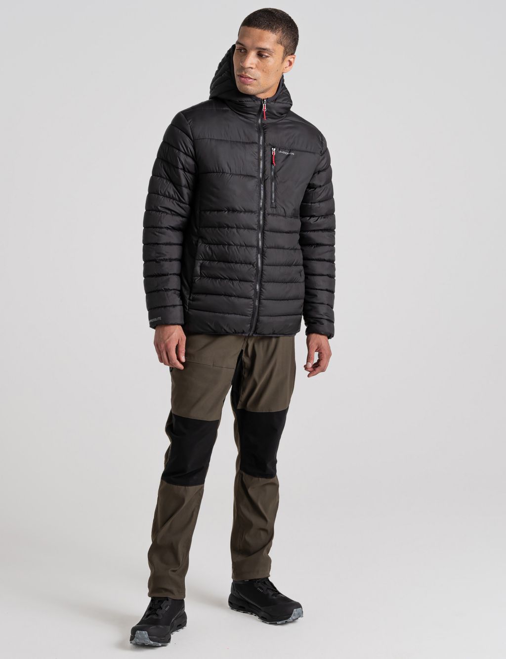 Water Repellent Hooded Puffer Jacket image 4