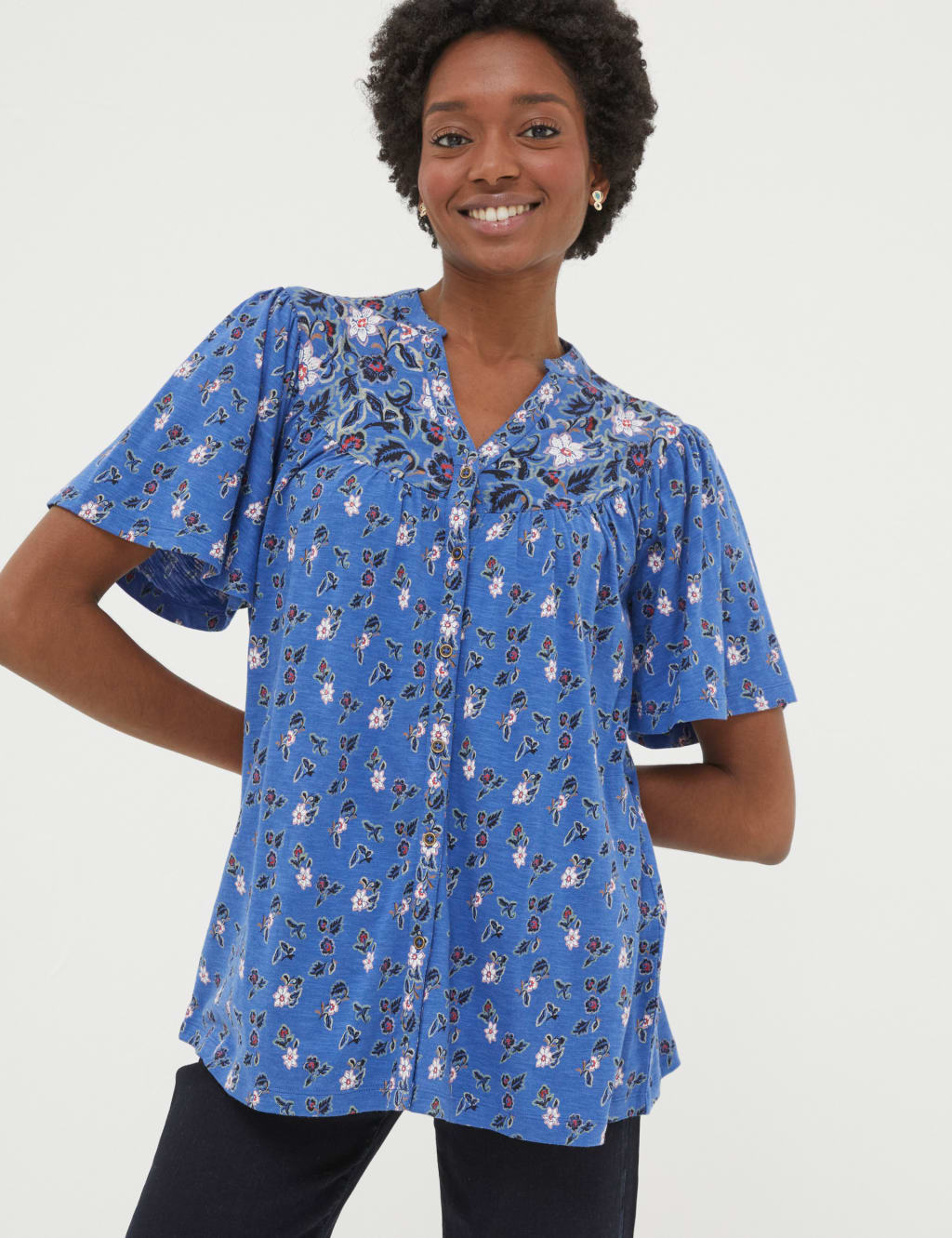 Women s Floral Tops M S