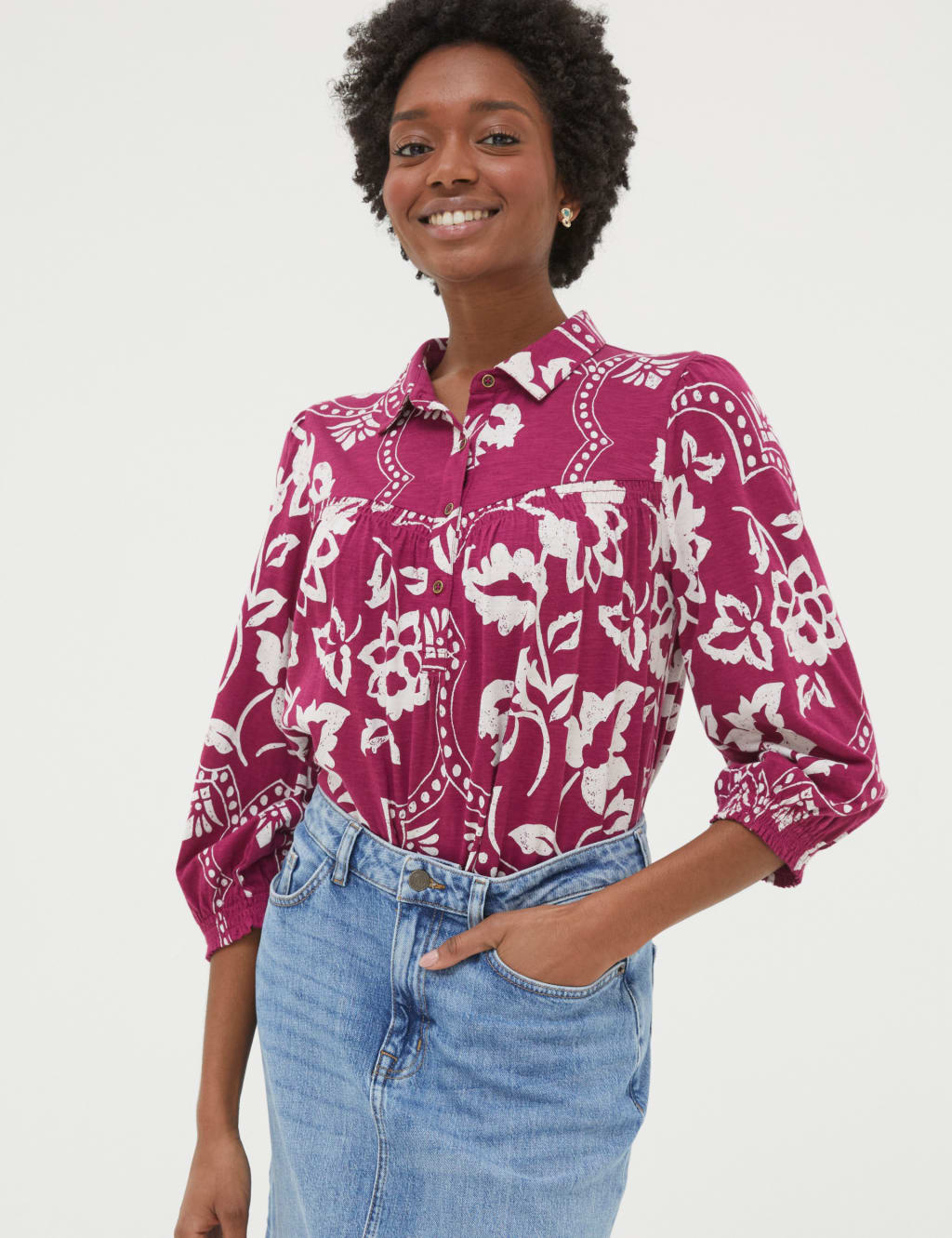 Womens 2024 floral blouse