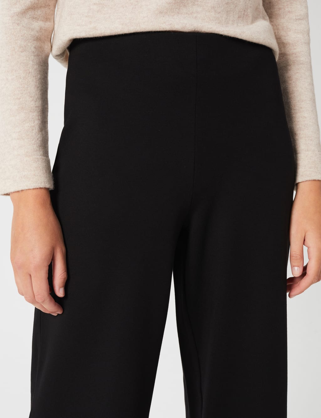 Elasticated Waist Wide Leg Trousers image 3