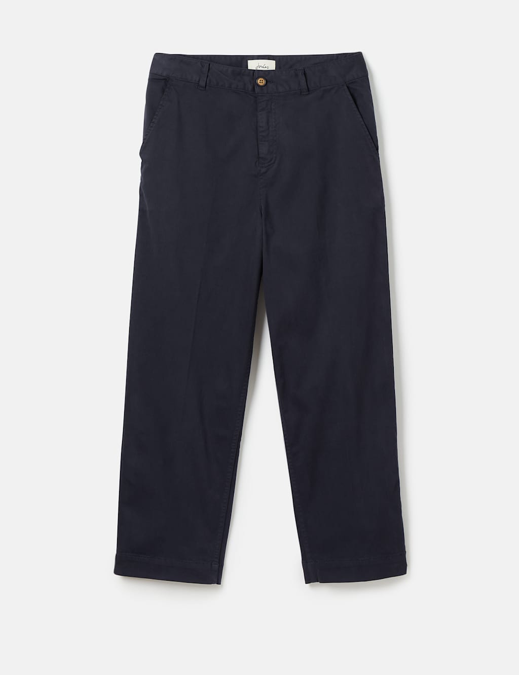 Cotton Rich Straight Leg Trousers image 2