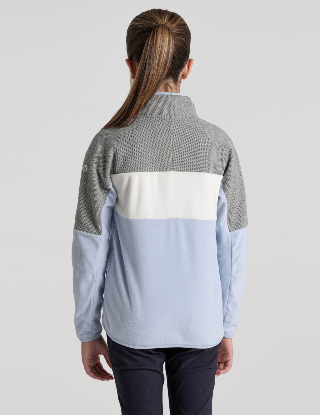 Fleece Colour Block Half Zip Sweatshirt (3-13 Yrs) image 3