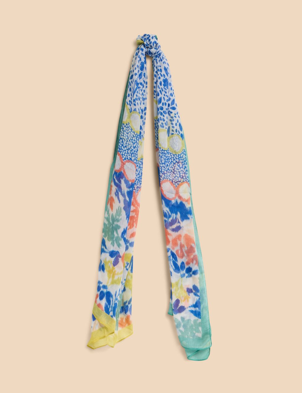 Pure Modal Printed Fringed Scarf