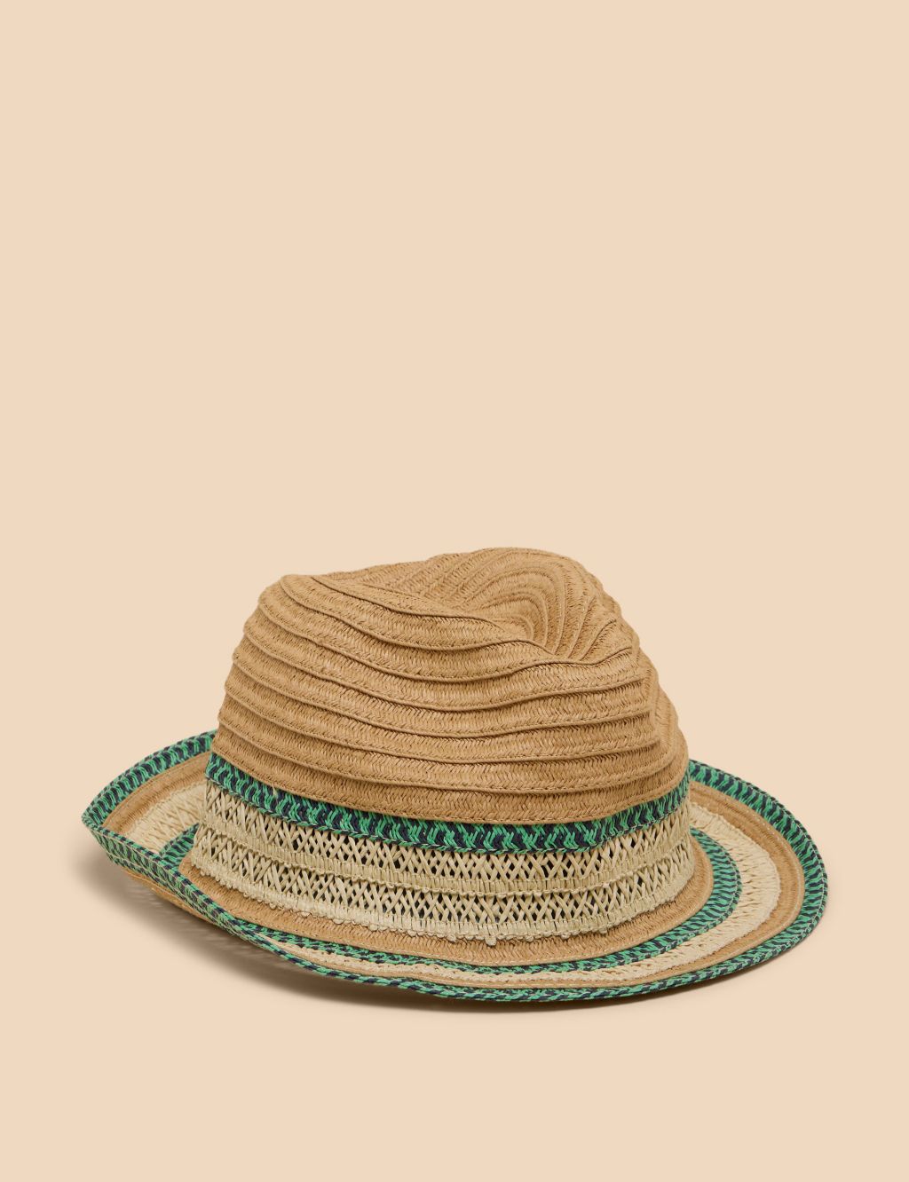 Straw Textured Hat