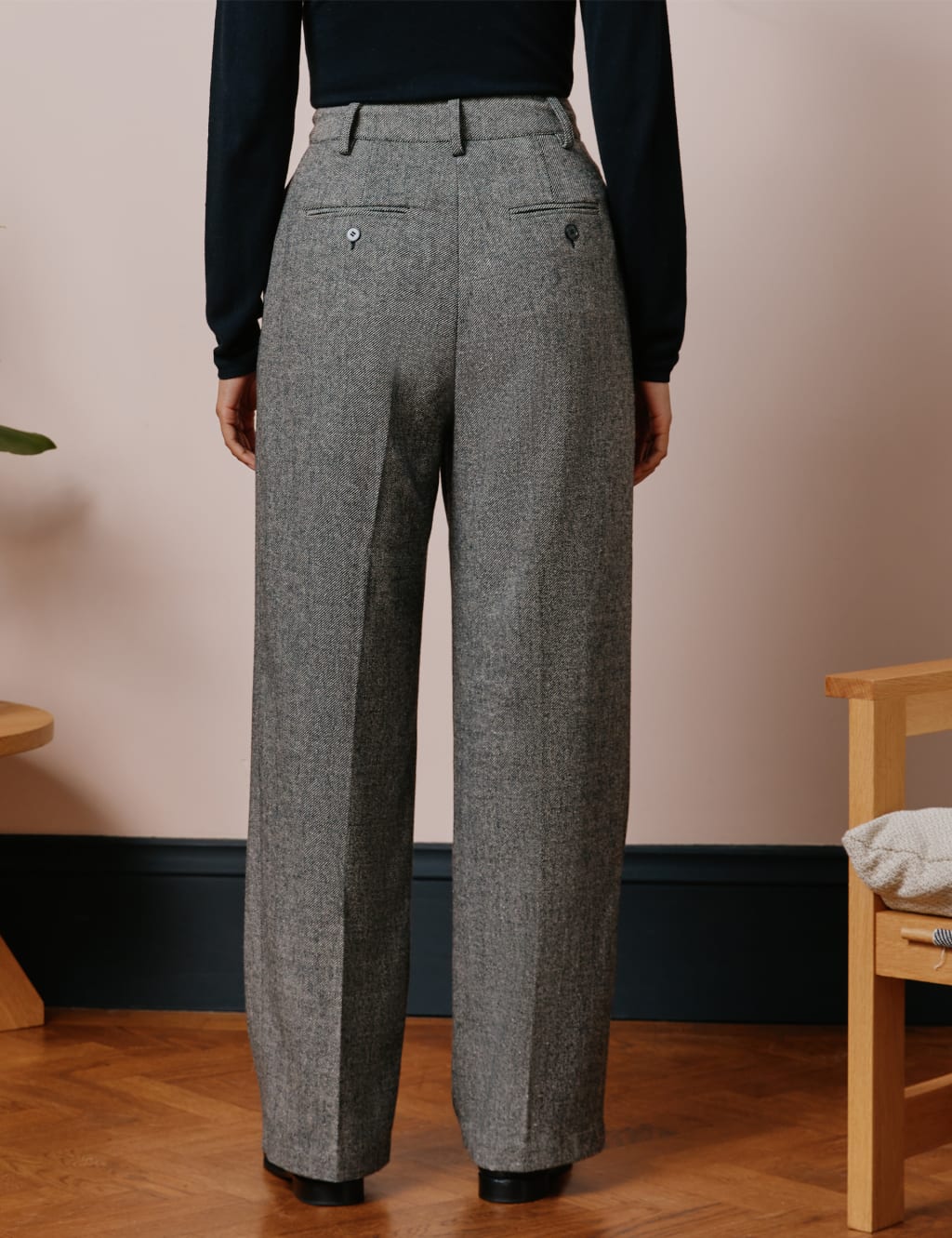 Women s Wool Trousers M S
