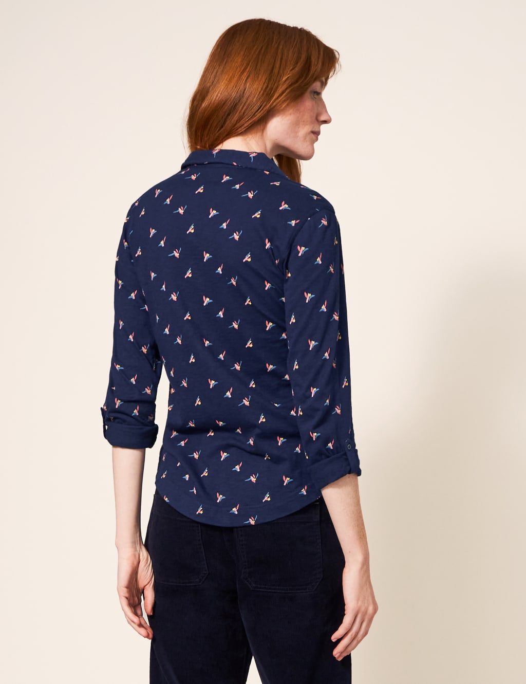 Pure Cotton Printed Collared Shirt image 2