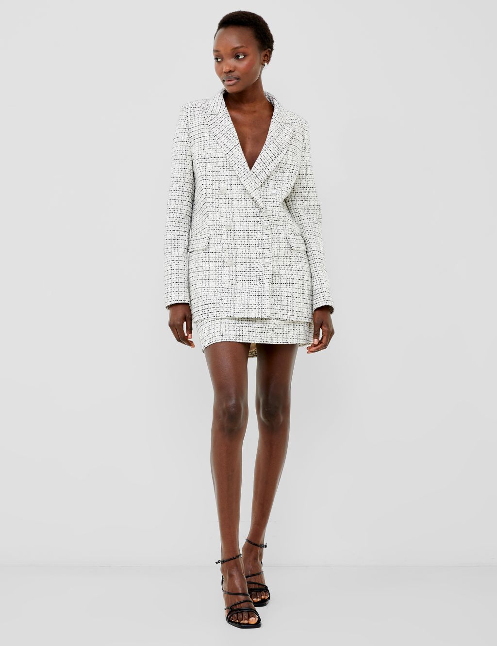 Boucle Double Breasted Blazer