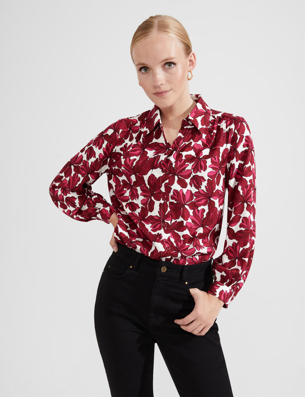 Floral shirt shop womens uk