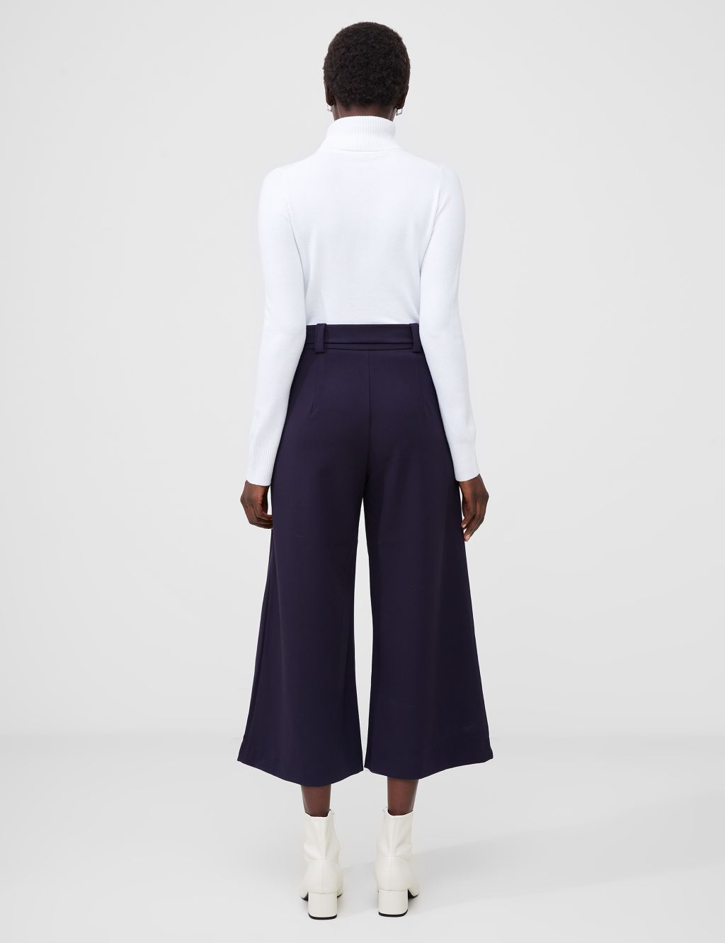 Belted Wide Leg Culottes image 4