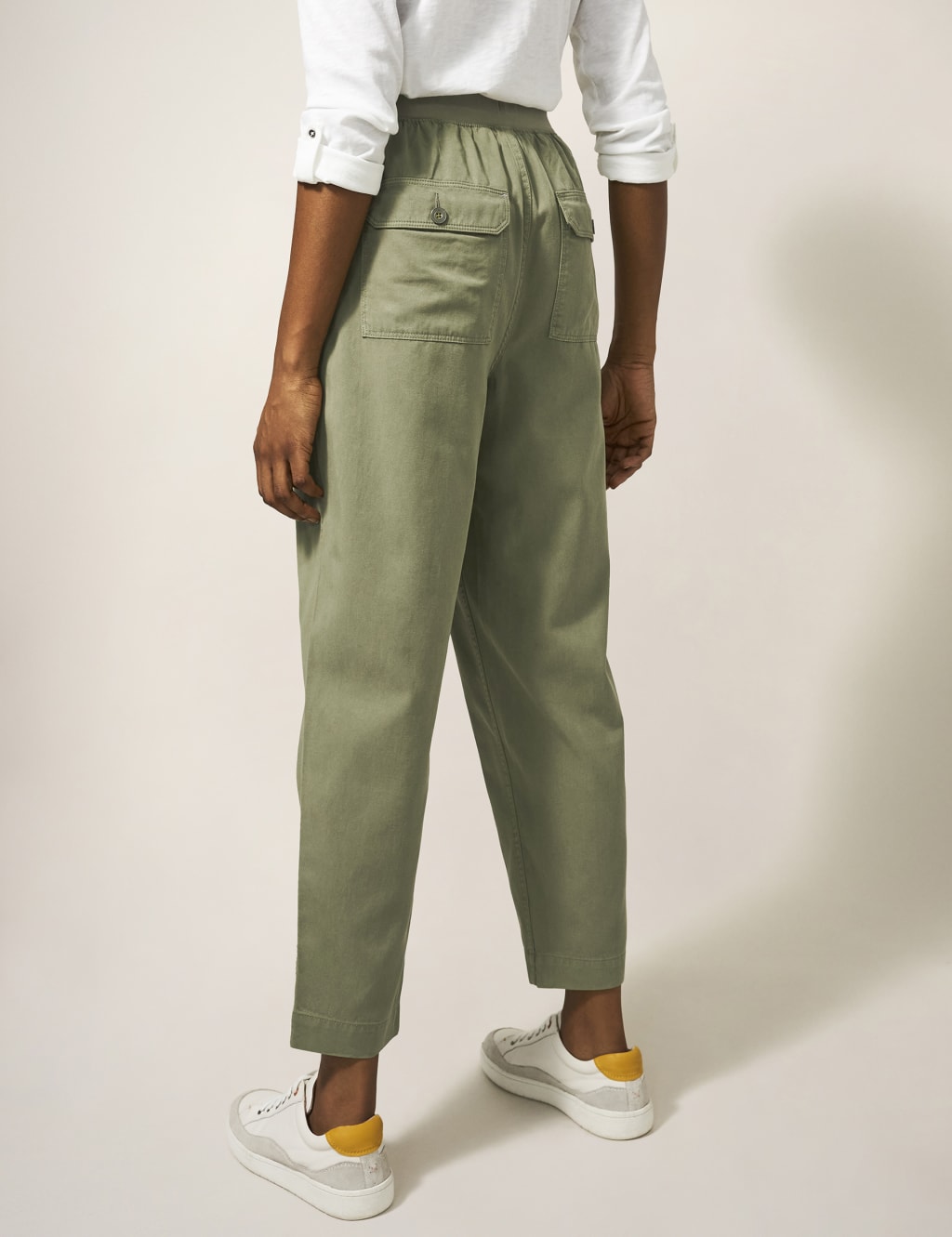 Tencel™ Rich Cropped Trousers image 2
