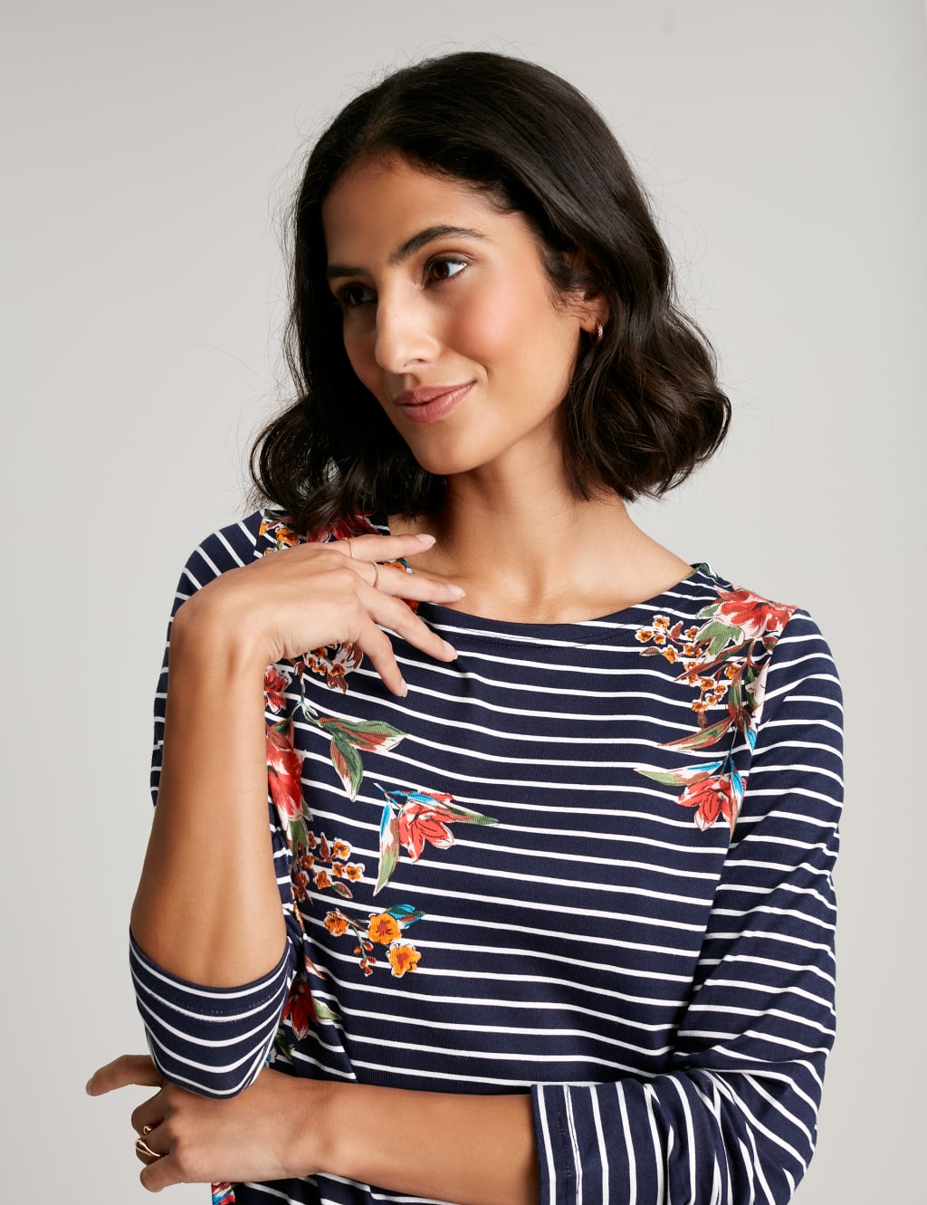 Harbour Print- Long Sleeve Jersey Top image 5