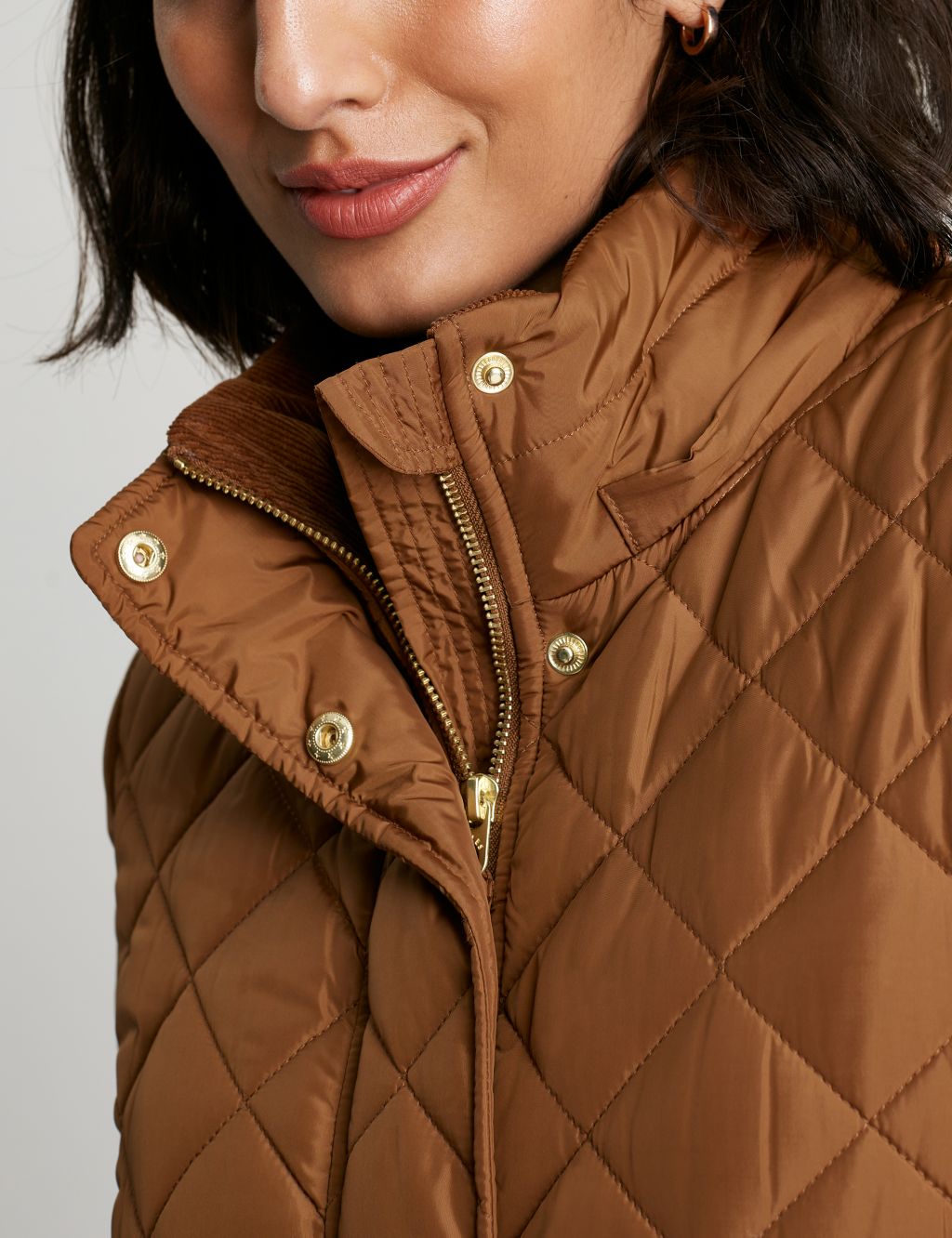 Hooded Quilted Longline Puffer Jacket image 5