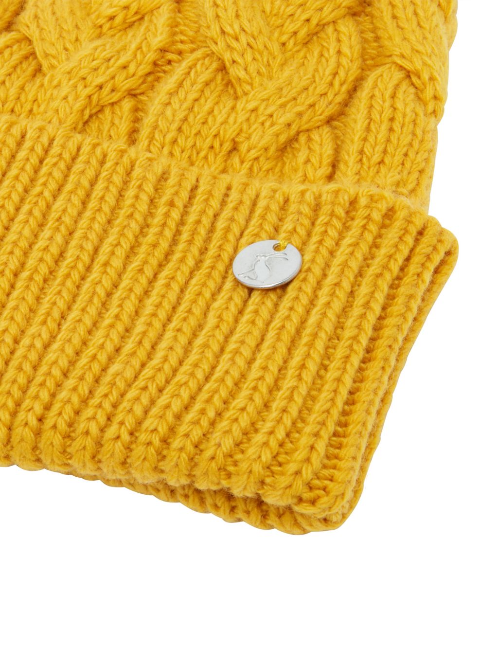 Knitted Pom Beanie Hat image 2