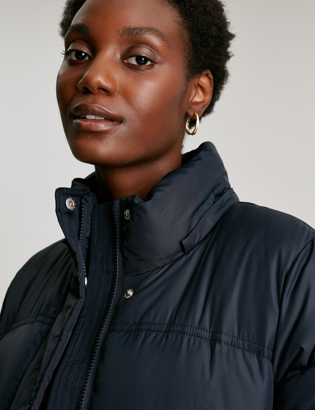 Padded Hooded Longline Puffer Coat image 3