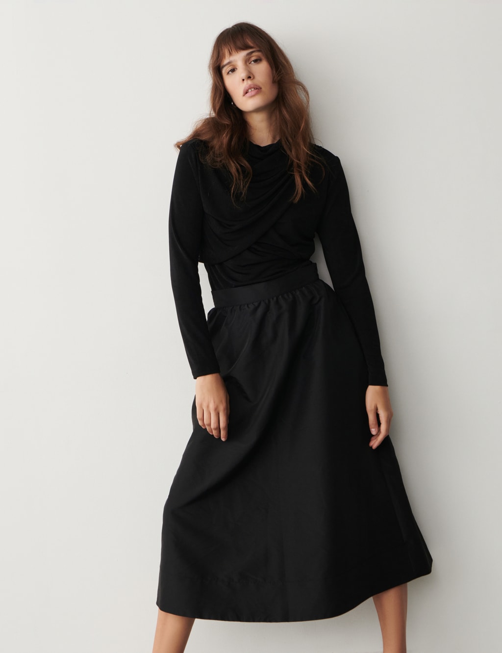 Midi A-Line Skirt image 2