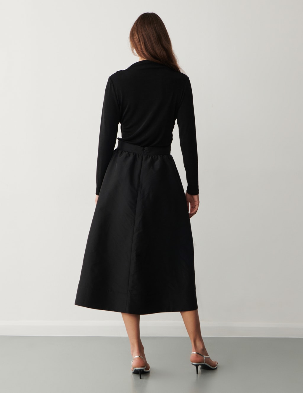 Midi A-Line Skirt image 3