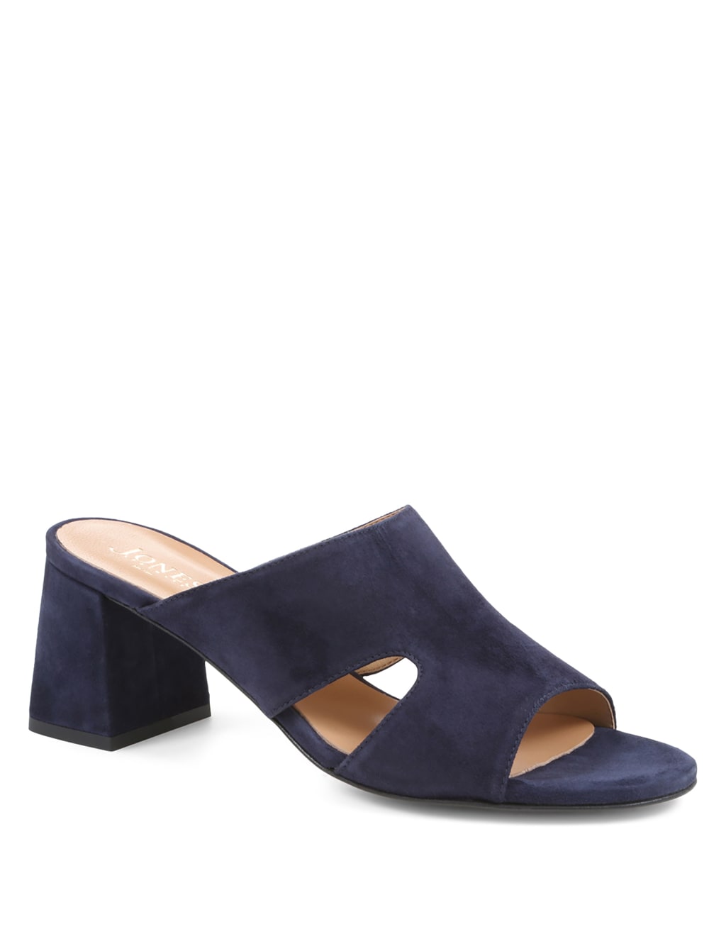 Suede Block Heel Mules image 2