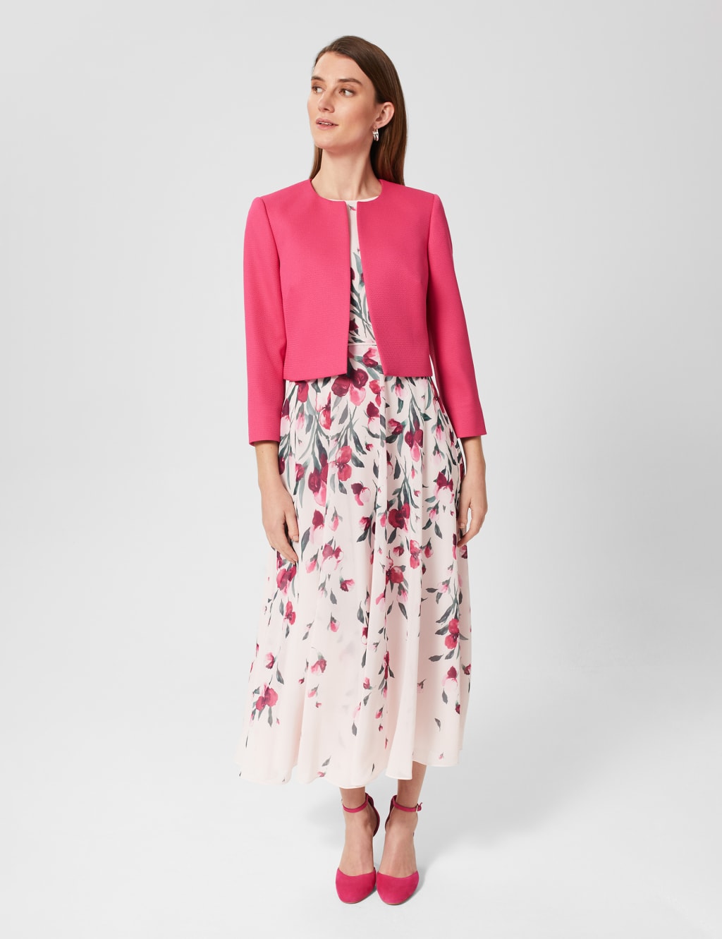 Floral Midaxi Swing Dress image 4