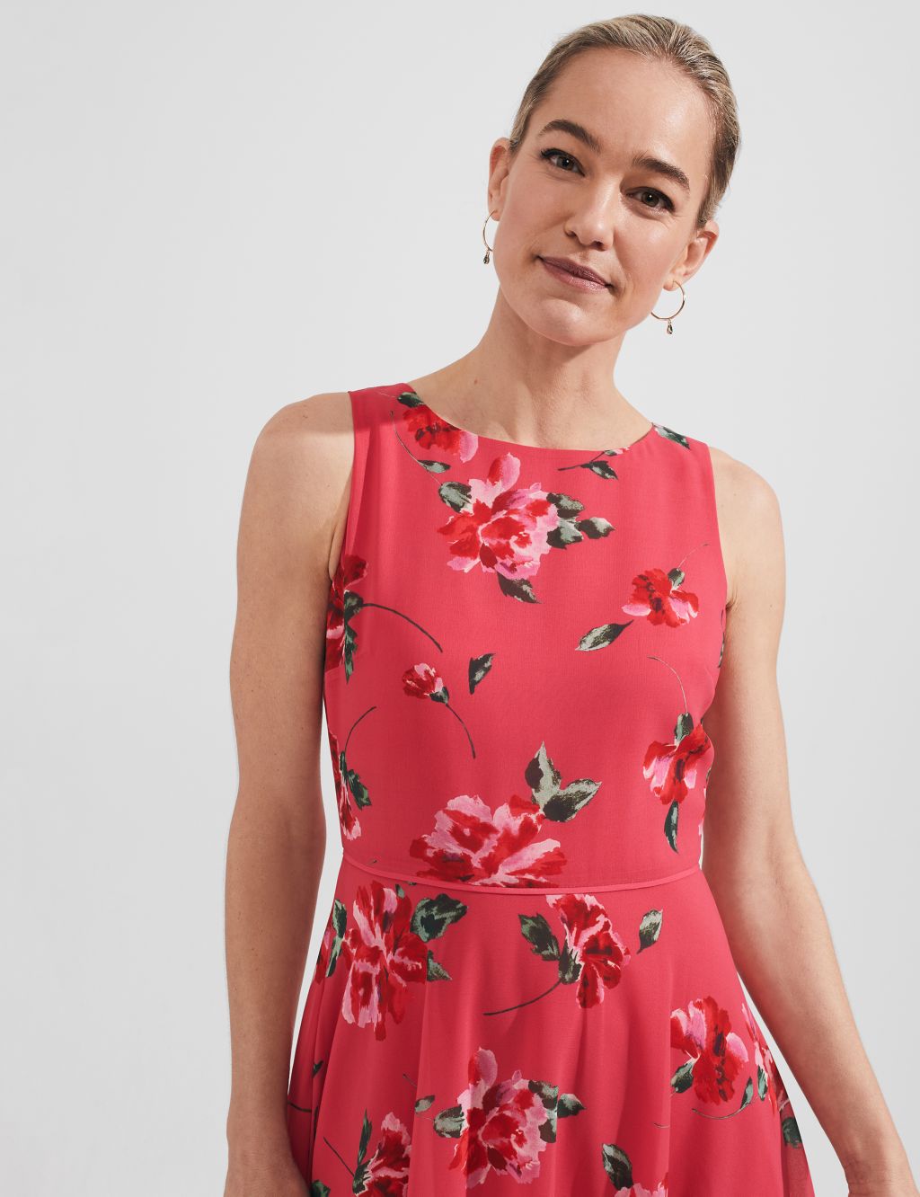 Floral Midaxi Swing Dress image 3