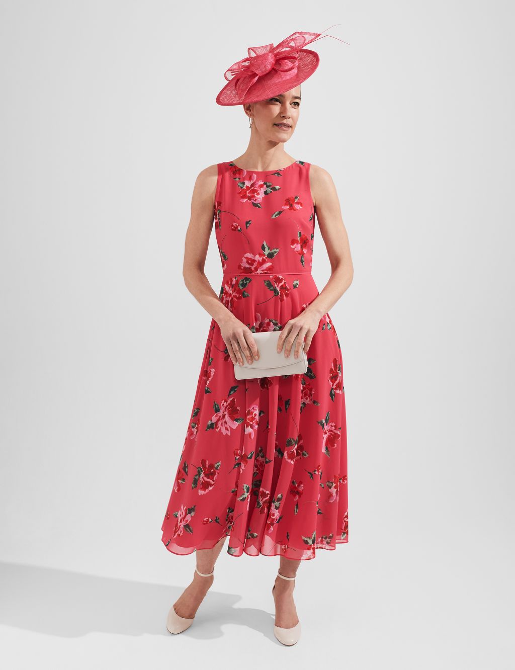 Floral Midaxi Swing Dress image 6