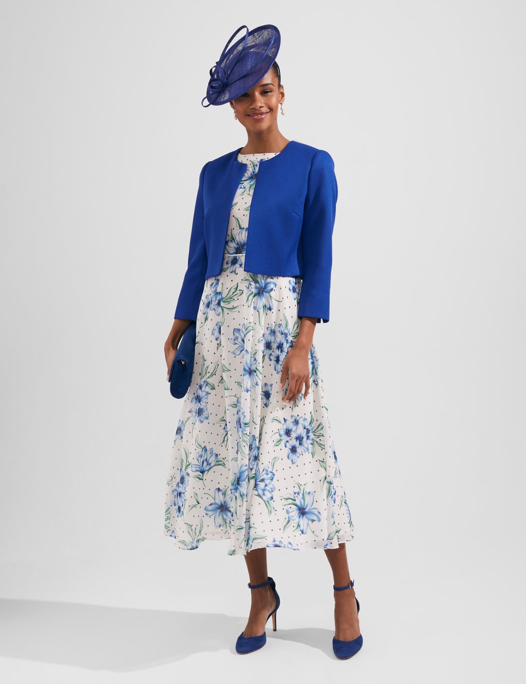 Floral Midi Swing Dress image 5