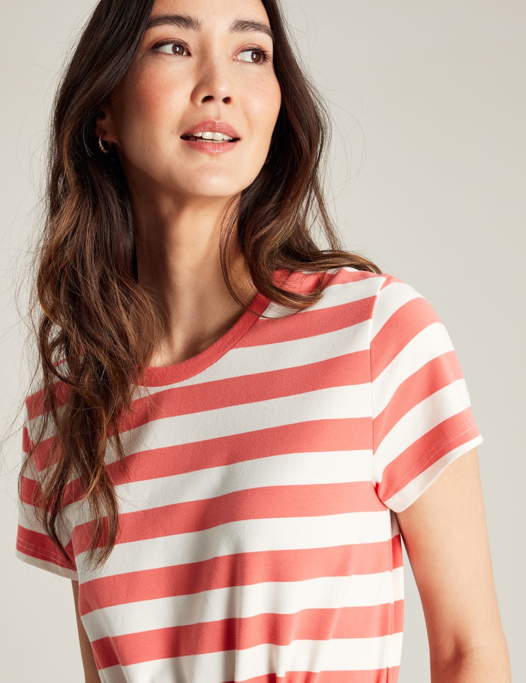 Jersey Striped Midaxi T-Shirt Dress image 2