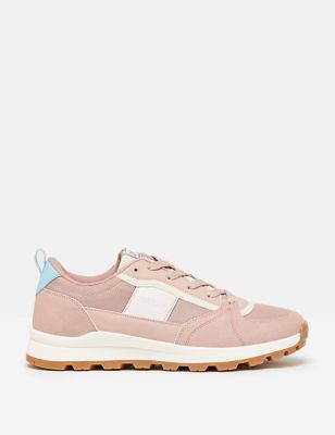 Joules Women's Lace Up Trainers - 3 - Pink Mix, Pink Mix