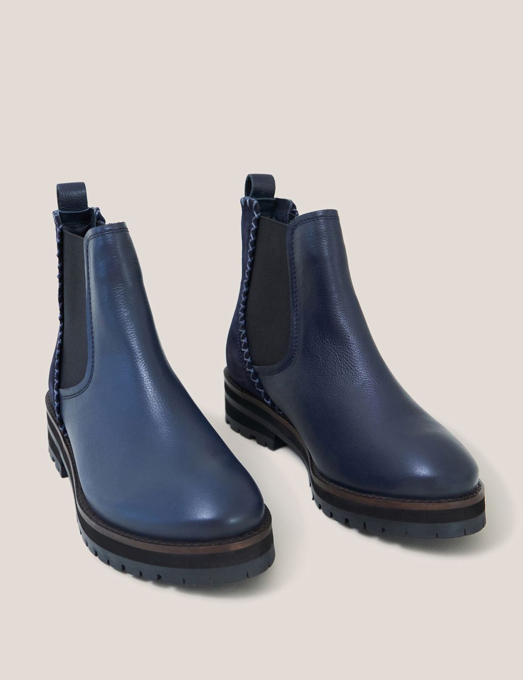 Leather Chelsea Ankle Boots image 2