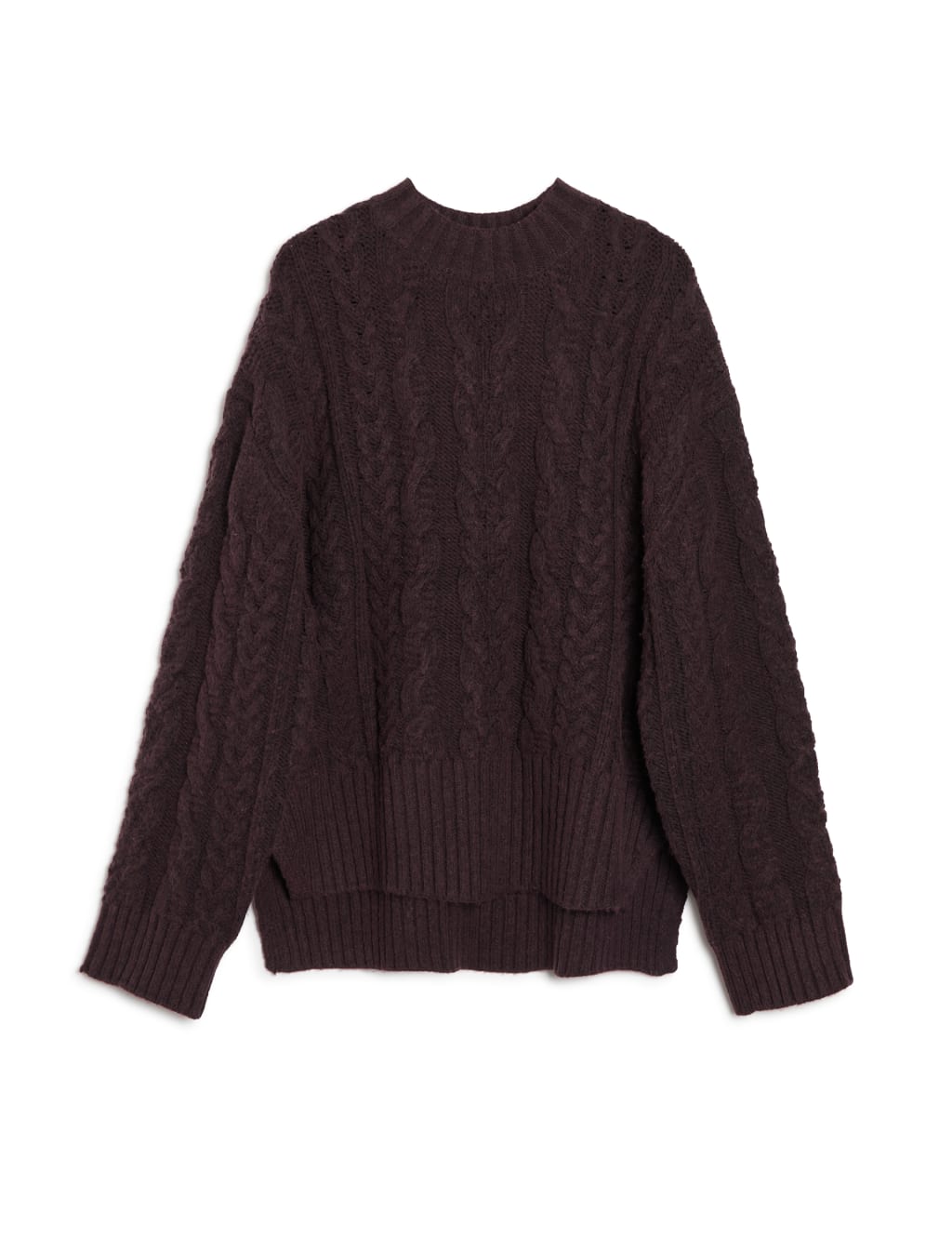 Cable Knit Crew Neck Jumper image 2